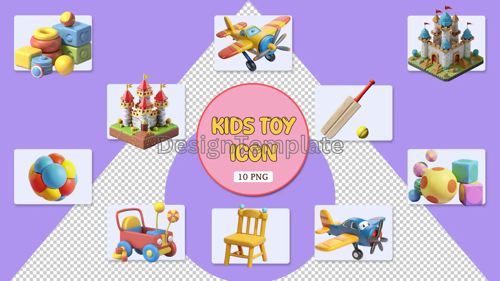 Playful Toys Collection 3D Pack